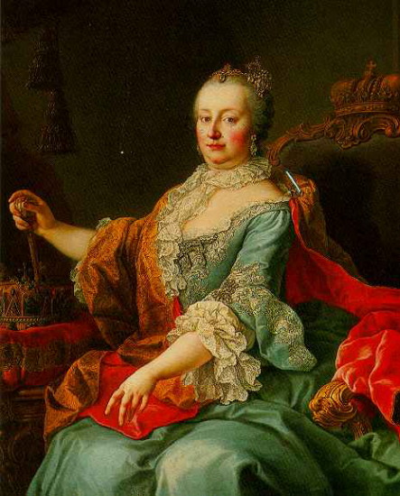 Image - A portrait of Maria Theresa (1759) by Martin van Meytens.